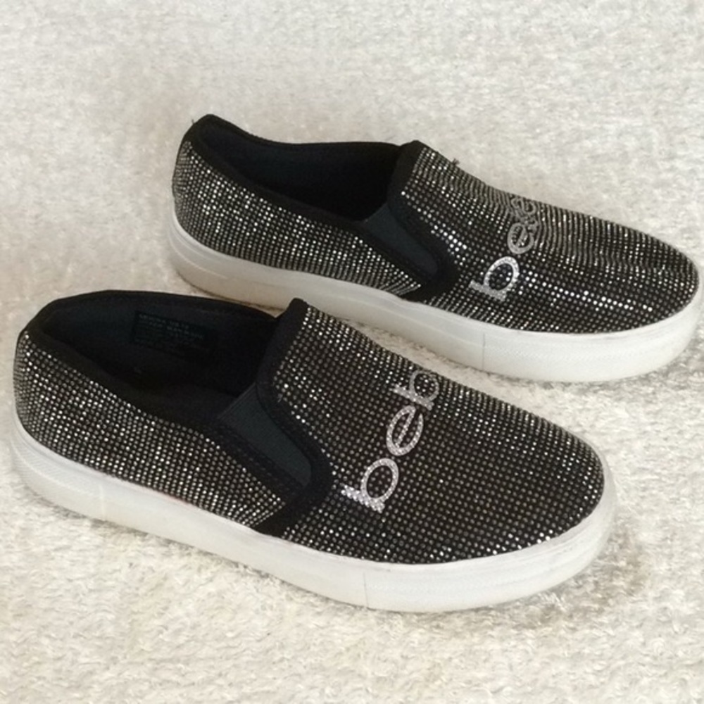 Bebe Woman’s Verina Bling Slip On Sneakers